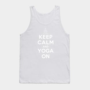 Keep Calm and Yoga On Tank Top